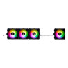 COOLER FAN XPG P/GABINETE HURRICANE 120MM NEGRO ARGB X4