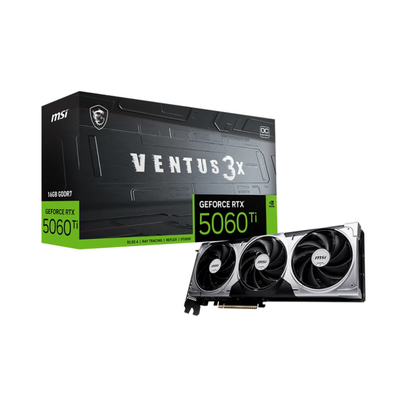 PLACA DE VIDEO 16GB RTX 5060 TI MSI VENTUS 3X OC