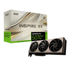 PLACA DE VIDEO 16GB RTX 5070 TI MSI INSPIRE 3X OC