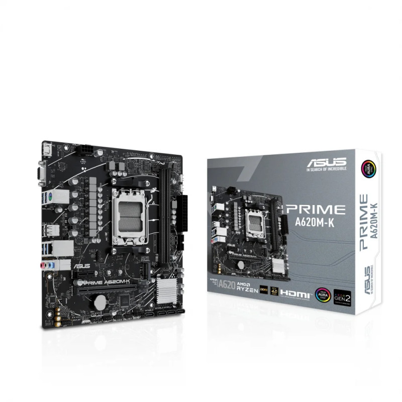 MOTHERBOARD ASUS AM5 PRIME A620M-K BOX M-ATX