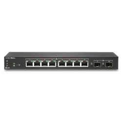 Switch SonicWall SWS12-8: 8 GbE + 2 SFP, Wireless Net. Management, Sup. 3 Años