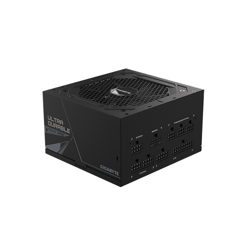 FUENTE GIGABYTE 1000W 80 PLUS GOLD ULTRADURABLE FULL MODULAR PCIE 5.0 BLACK