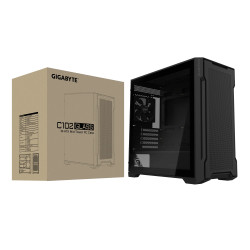 GABINETE GIGABYTE C102 GLASS SIN FUENTE