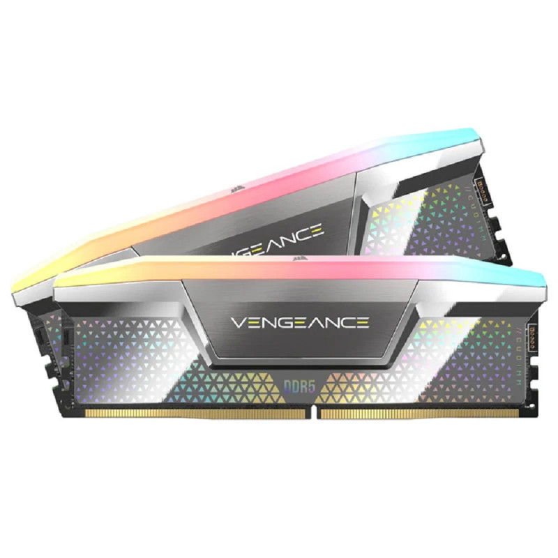 MEMORIA DDR5 CORSAIR 48GB (2X24GB) 8800 MHZ VENGEANCE RGB ICUE PLATEADO CL42