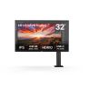 MONITOR 32" LG ERGO ULTRAFINE 32UN880K-B 4K USB-C (II)