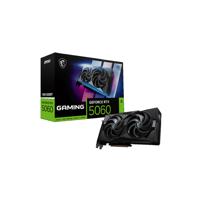 PLACA DE VIDEO VGA MSI GeForce RTX 5060 GAMING OC 8G