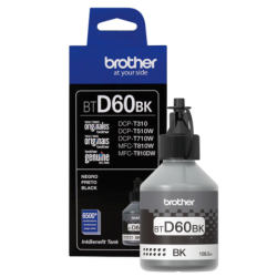 BOTELLA DE TINTA BROTHER BTD60BK COLOR NEGRO PACK X2