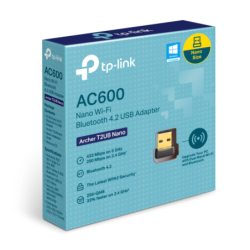 Placa Archer T2UB Nano P.RedW + Bluetooth USB AC600 Dual band