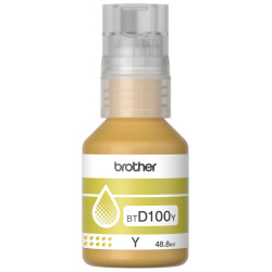 BOTELLA TINTA BROTHER BTD100Y 5000 PAG (AMARILLO)