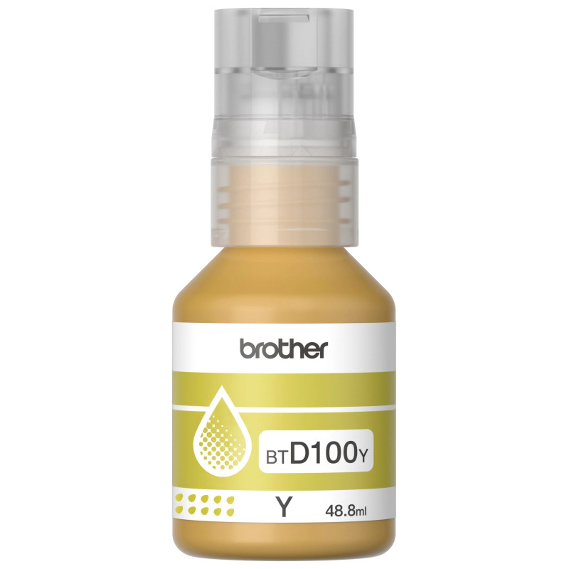 BOTELLA TINTA BROTHER BTD100Y 5000 PAG (AMARILLO)