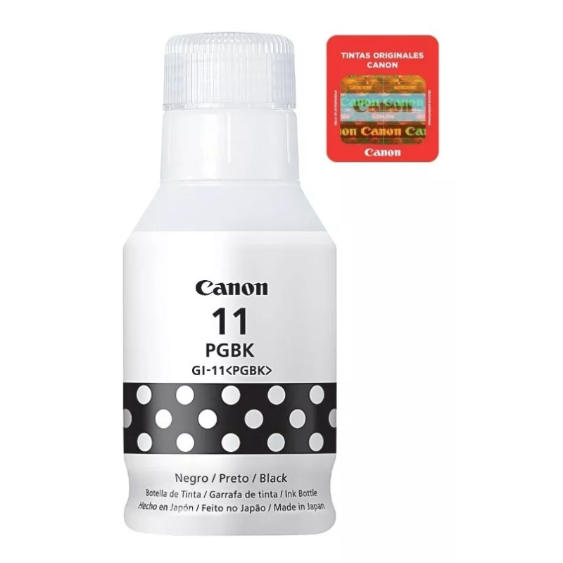 BOTELLA CANON GI-11BK 7,600 PAG (NEGRO)