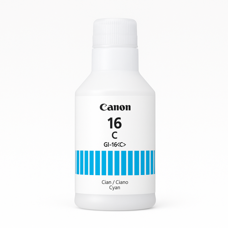 BOTELLA TINTA CANON GI-16C 7,600 PAG (CYAN)