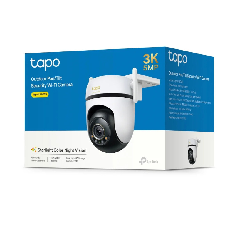 CAMARA IP CLOUD TP-LINK TAPO C530WS 2K QHD EXT PTZ