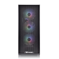 GABINETE THERMALTAKE H390 TG ARGB FAN*4 NEGRO 750W E-AT
