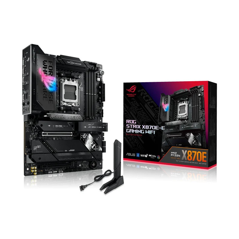 MOTHERBOARD ASUS AM5 ROG STRIX X870E-E GAMING WIFI BOX ATX