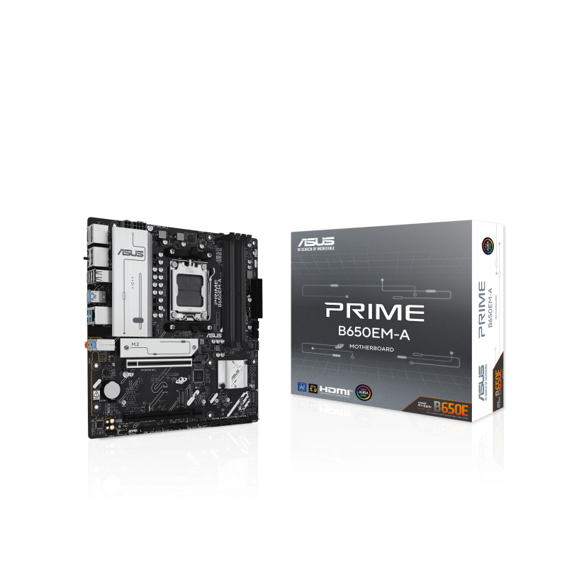 MOTHERBOARD ASUS AM5 PRIME B650EM-A BOX DDR5 M-ATX