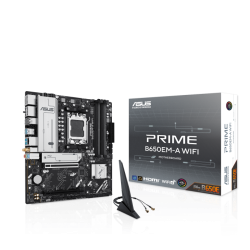 MOTHERBOARD ASUS AM5 PRIME B650EM-A WIFI BOX DDR5 M-ATX