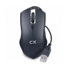 MOUSE CX MEQ-037 RUBBER BLACK COLOR FINISH USB
