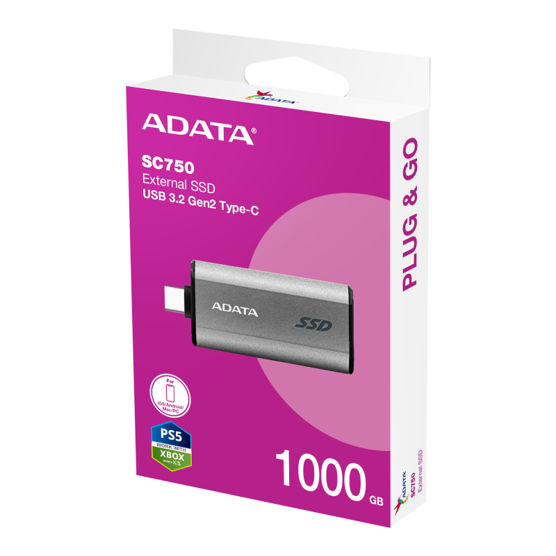 DISCO SSD EXTERNO 1TB ADATA SC750