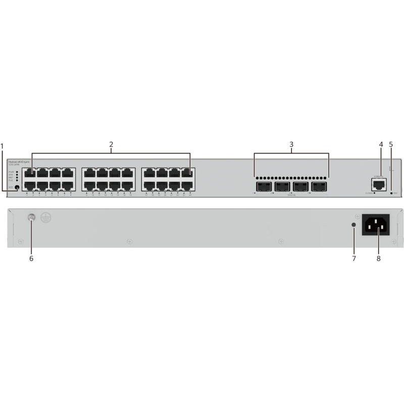 SWITCH 24P HUAWEI EBG GB POE+(400W) 4SFP+ 10GE L3