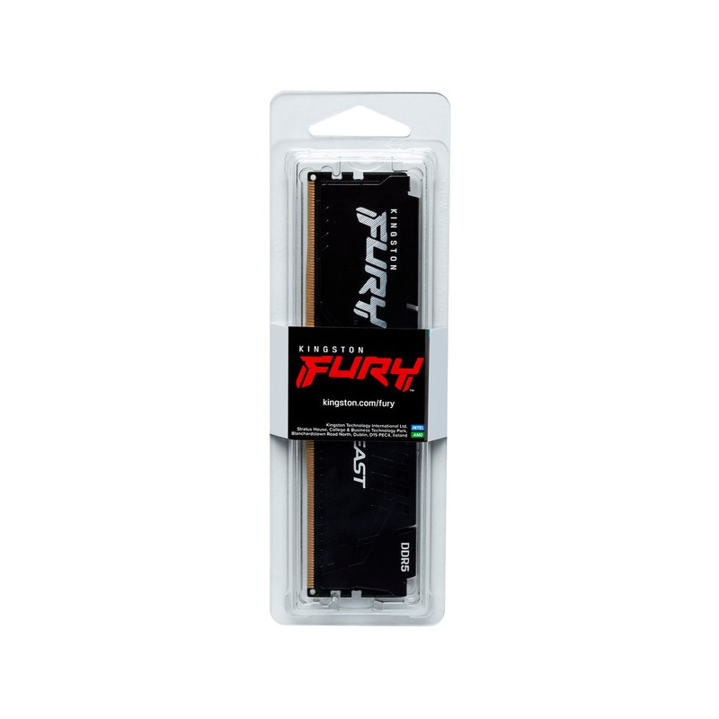 MEMORIA DDR5 16GB KINGSTON 6800MHZ CL34 FURY BEAST XMP BLACK