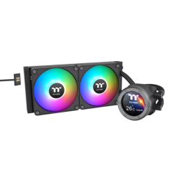 WATER COOLING THERMALTAKE TH240 V2 ULTRA EX ARGB SYNC AIO 240MM BLACK WATER BLOCK