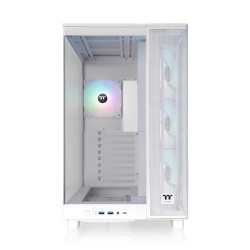 GABINETE THERMALTAKE VIEW 380 XL TG ARGB WHITE 4*FAN
