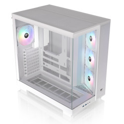 GABINETE THERMALTAKE VIEW 380 XL TG ARGB WHITE 4*FAN