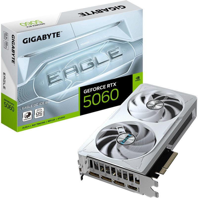 PLACA DE VIDEO 8GB RTX 5060 GIGABYTE EAGLE OC ICE