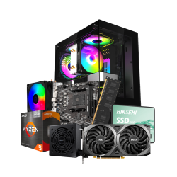 PC GAMER RAPTOR AMD RYZEN 5-5500X3D 16G SSD 480GB RTX 3060 12G PSU 750W 80+