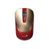 MOUSE GENIUS INALAMBRICO USB-A NX-7125 GOLD + RED