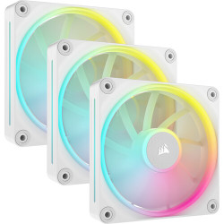 COOLER  FAN CORSAIR ICUE LINK LX120 RGB 120MM WHITE PACK X3