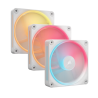 COOLER  FAN CORSAIR ICUE LINK LX120-R RGB 120MM WHITE PACK X3