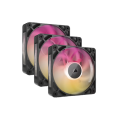 COOLER  FAN CORSAIR ICUE LINK RX120 MAX RGB 120MM BLACK PACK X3