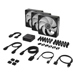 COOLER  FAN CORSAIR ICUE LINK RX120 MAX RGB 120MM BLACK PACK X3