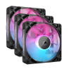 COOLER  FAN CORSAIR ICUE LINK RX120 RGB 120MM BLACK PACK X3