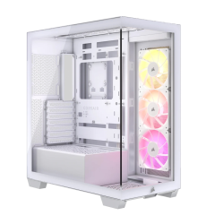 Gabinete Corsair 3500X Mid-Tower TG White FAN ARGB X3