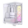 Gabinete Corsair 3500X Mid-Tower TG White FAN ARGB X3