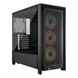 Gabinete Corsair FRAME 4000D Mid-Tower TG Full Modular Black FAN X3 RGB