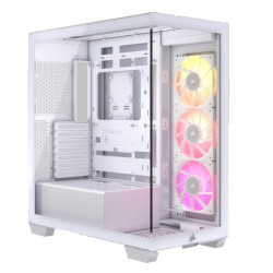 GABINETE CORSAIR ICUE 3500X RGB MID-TOWER TG FAN ICUE X3 WHITE