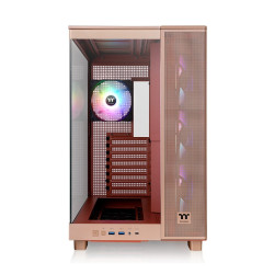GABINETE THERMALTAKE VIEW 380 XL MID-TOWER TG X2 FAN ARGB X1 REVERSE FAN X3 GRAVEL SAND