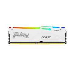 MEMORIA DDR5 KINGSTON 16GB 5600 MHZ FURY BEAST WHITE RGB