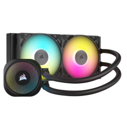 WATER COOLING CORSAIR ICUE LINK TITAN 240 RX RGB 2X CPU COOLER 240MM BLACK