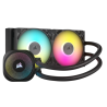WATER COOLING CORSAIR ICUE LINK TITAN 240 RX RGB 2X CPU COOLER 240MM BLACK