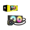 WATER COOLING CORSAIR ICUE LINK TITAN 240 RX RGB 2X CPU COOLER 240MM BLACK