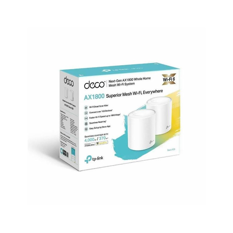 SISTEMA MESH TP-LINK DECO X20 (PACK 2 AX1800) WIFI6