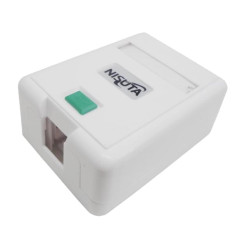 ROSETA UTP SIMPLE PARA JACK CAT 5 O CAT 6 NISUTA