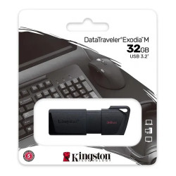 PENDRIVE 32GB KINGSTON 3.1 DTXM NEGRO