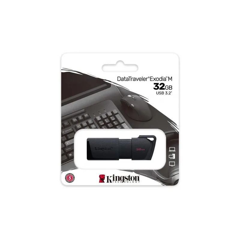 PENDRIVE 32GB KINGSTON 3.1 DTXM NEGRO