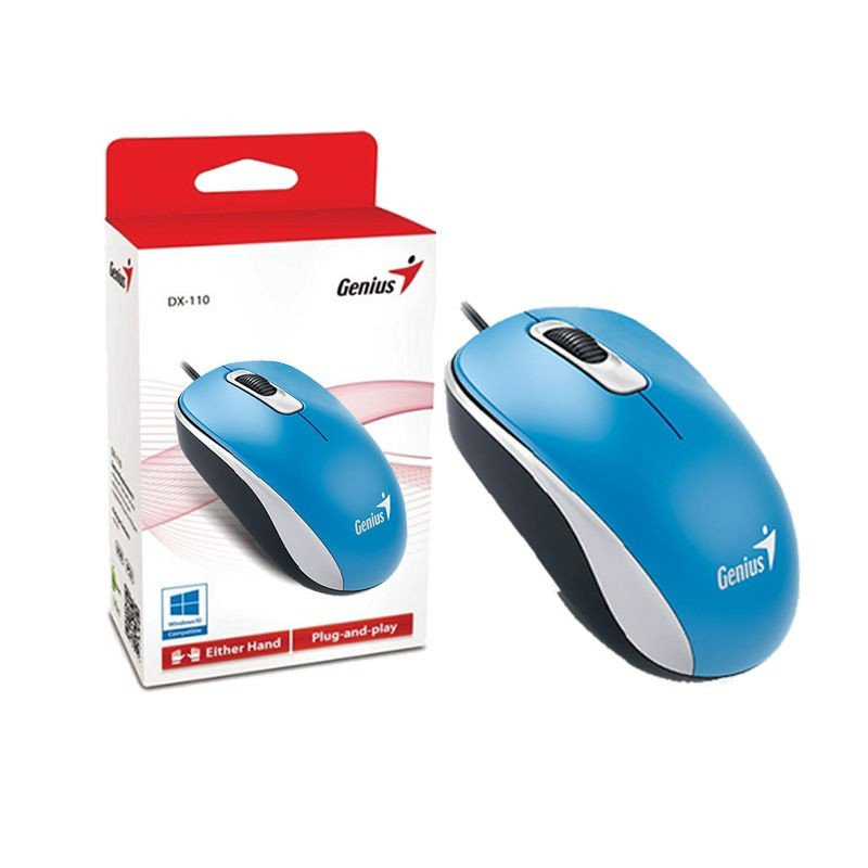 MOUSE GENIUS DX-110 USB CELESTE